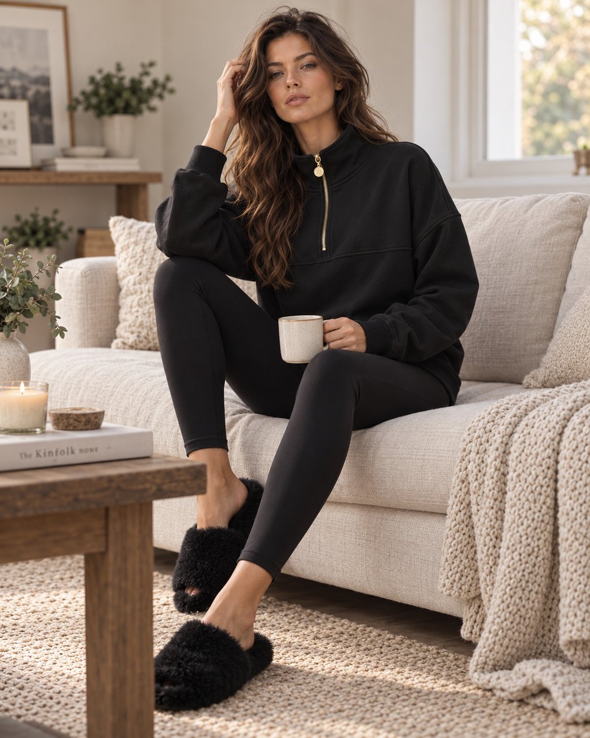 Edge Cozy Half-Zip Sweater